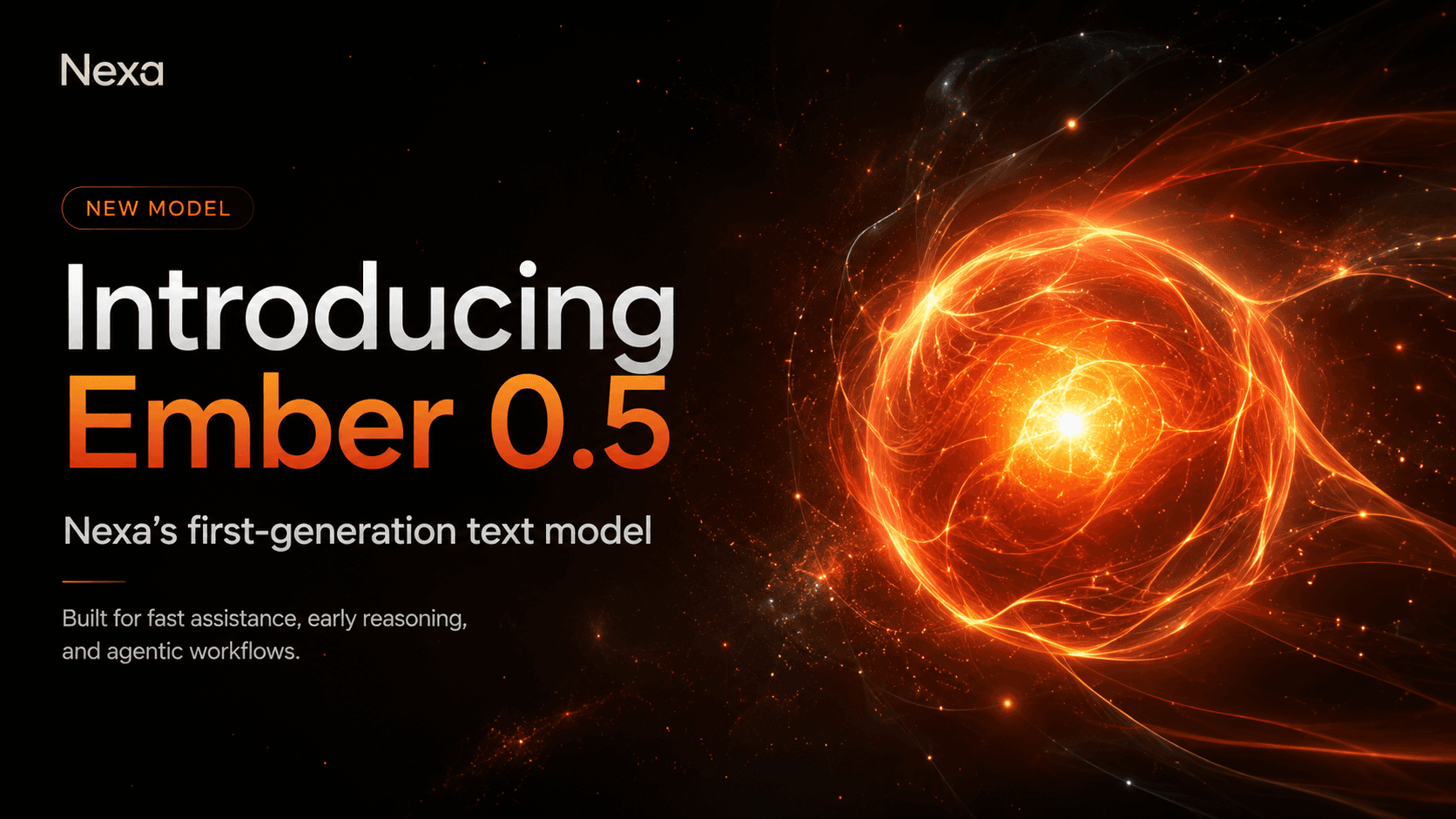 Ember 0.5, Nexa's first official text model